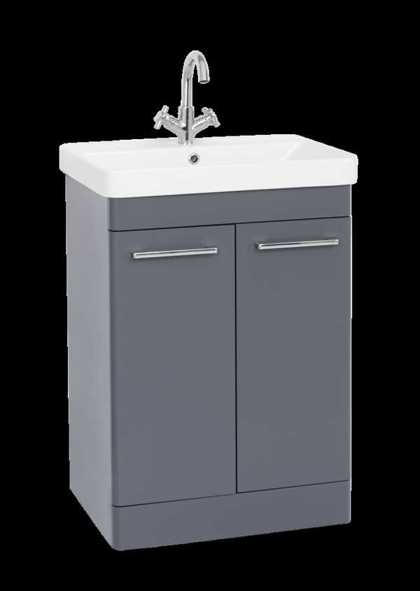 Kartell Options 24 600mm 2 Door Unit Cool Grey