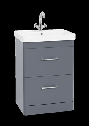 Kartell Options 24 600mm 2 Drawer Unit Cool Grey