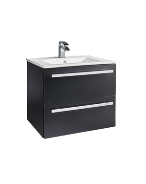 Kartell Purity Matt Black 600mm Wall Mounted Unit