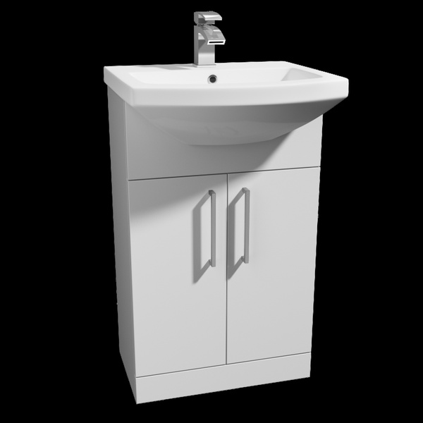 Kartell Trim Semi Recessed 1TH Basin 550mm 