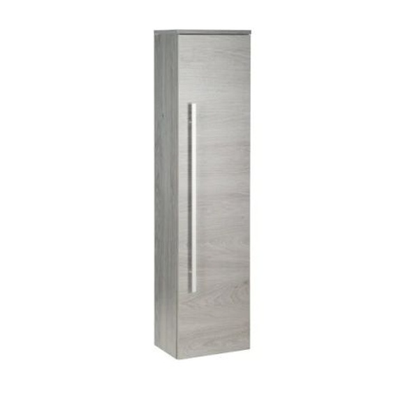 Kartell Purity 1400mm Wall Mounted Side Unit Silver Oak