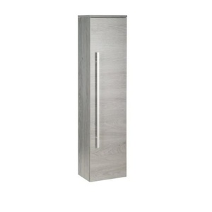 Kartell Purity 1400mm Wall Mounted Side Unit Silver Oak