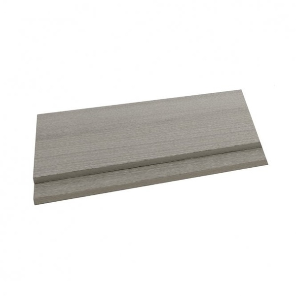 Kartell Purity 700mm 2 Piece End Panel Silver Oak