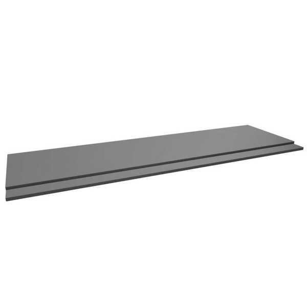 Kartell Purity 1700mm 2 Piece Front Panel Storm Grey Gloss
