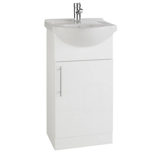 Kartell Impact/Infinity Ceramic Basin 450mm 1 Tap Hole