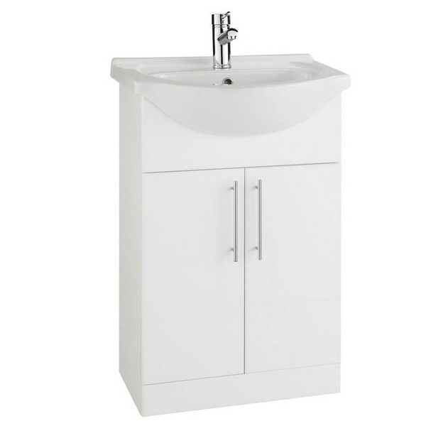 Kartell Ceramic Basin 550mm 1 Tap Hole