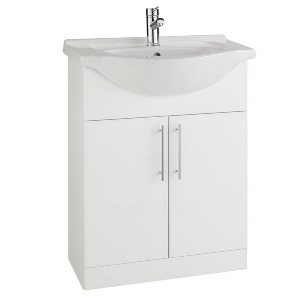 Kartell Ceramic Basin 650mm 1 Tap Hole