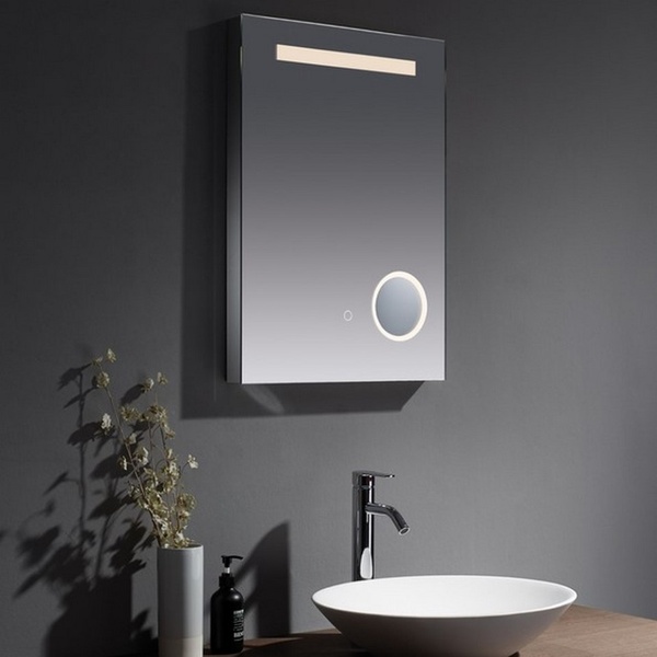 Kartell Sherston 700x500mm LED Top strip with 3 x magnifier