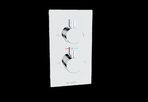 Kartell Plan concealed thermostatic shower valve+diverter