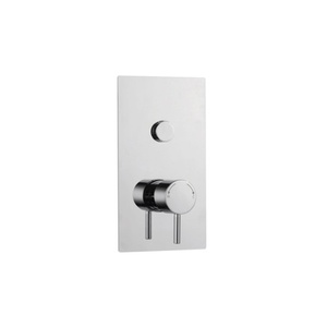 Kartell Plan Single Round Push Button Concealed Thermostatic Shower Valve