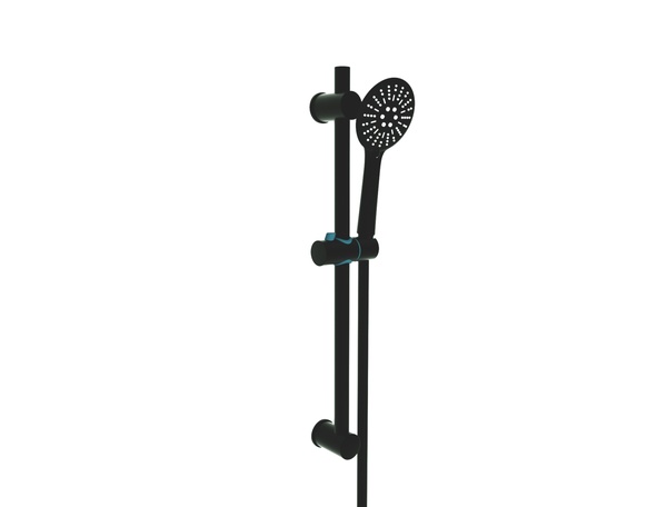 Kartell Nero Round Slide Rail Kit Matt Black