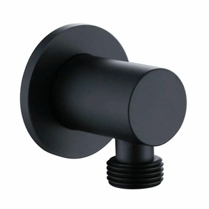 Kartell Nero Round Outlet Elbow Matt Black