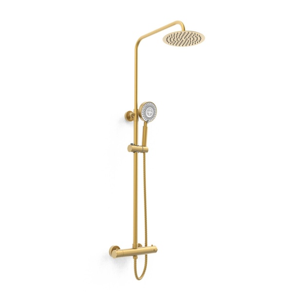 Kartell Ottone Therm. Exposed Bar Shower with overhead drencher and sliding handset