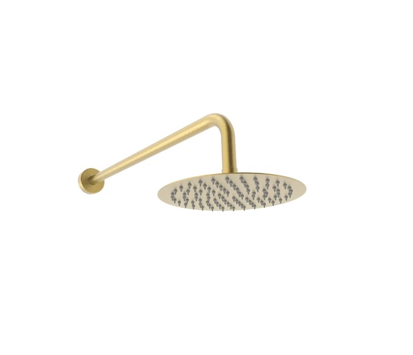 Kartell Fixed Overhead Drencher Brushed Brass