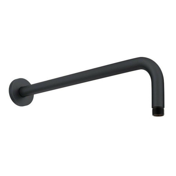 Kartell Nero Round Wall Shower Arm
