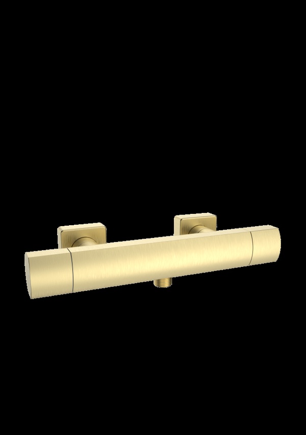 Kartell Kolt Thermostatic Bar Shower Brushed Brass