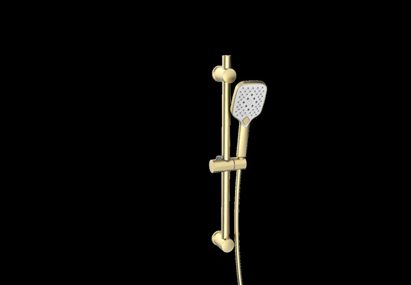 Kartell Kolt Slide Rail Kit Brushed Brass