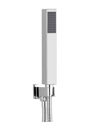 Kartell Square Outlet Elbow with Wall Bracket Flex & Handset