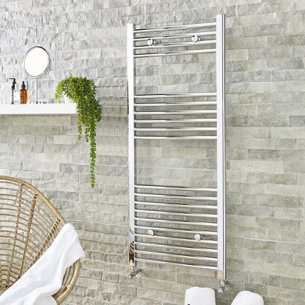 Kartell Straight Towel Rail 600mm x 1800mm Chrome