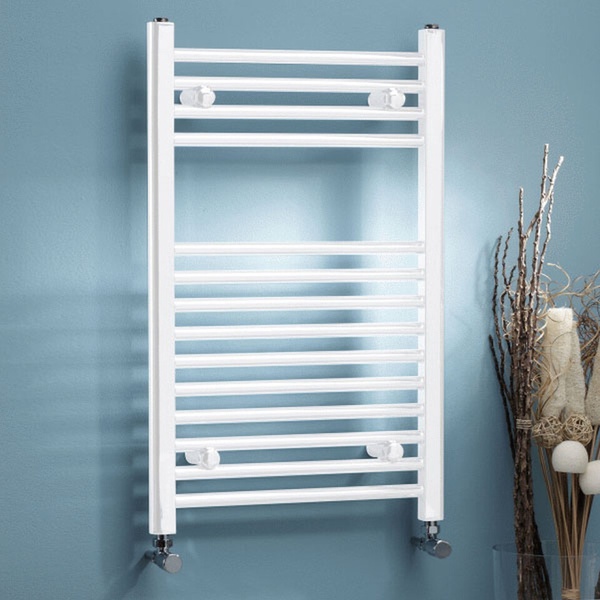 Kartell Straight Towel Rail 500mm x 800mm White