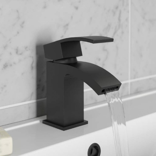 Kartell Fiuto Nero Mono Basin Mixer
