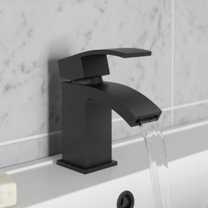 Kartell Fiuto Nero Mono Basin Mixer