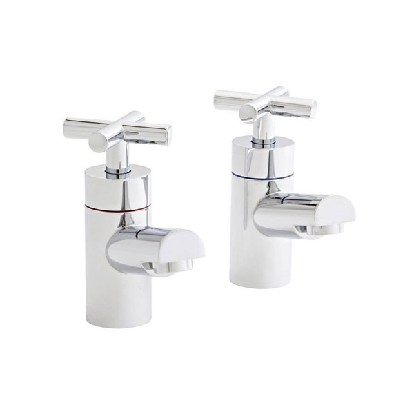Kartell Times Pair Basin Pillar Taps