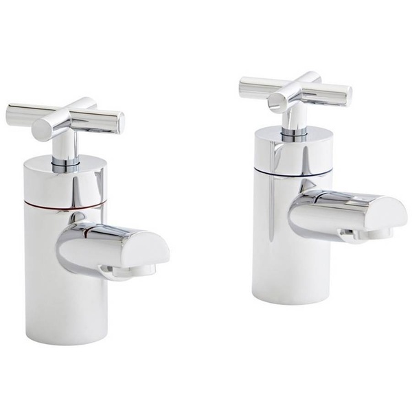 Kartell Times Pair Bath Pillar Taps