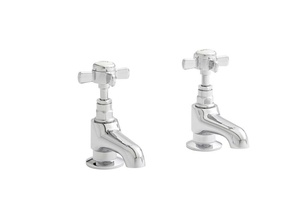 Kartell Klassique Pair Basin Pillar Taps