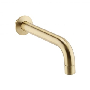 Kartell Wall Mounted Bath Spout Brushed Brass