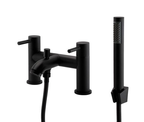 Kartell Nero Round Bath Shower Mixer