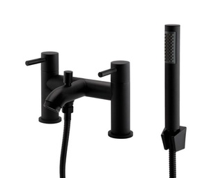 Kartell Nero Round Bath Shower Mixer