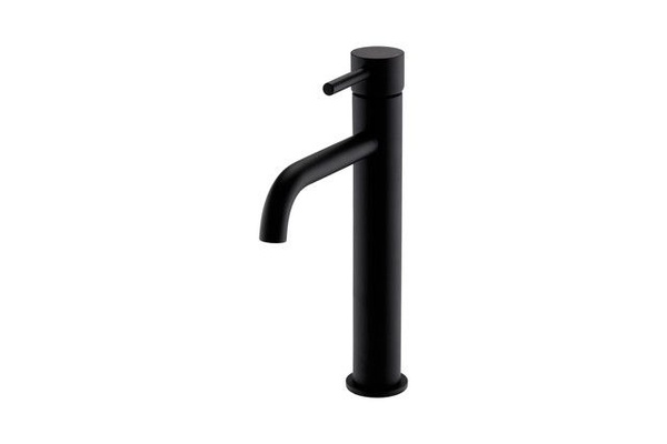 Kartell Nero Round Hi-Rise Mono Basin Mixer