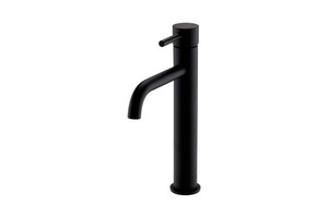 Kartell Nero Round Hi-Rise Mono Basin Mixer