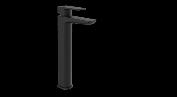 Kartell Kolt Hi-Rise Mono Basin Mixer Matt Black