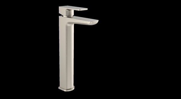 Kartell Kolt Hi-Rise Mono Basin Mixer Brushed Nickel
