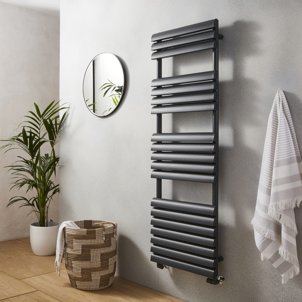 Kartell Venetian 1500X500 Towel Rail Anthracite