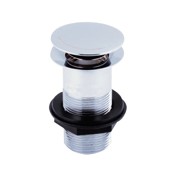 Kartell Push Button Basin Waste CP (unslotted)