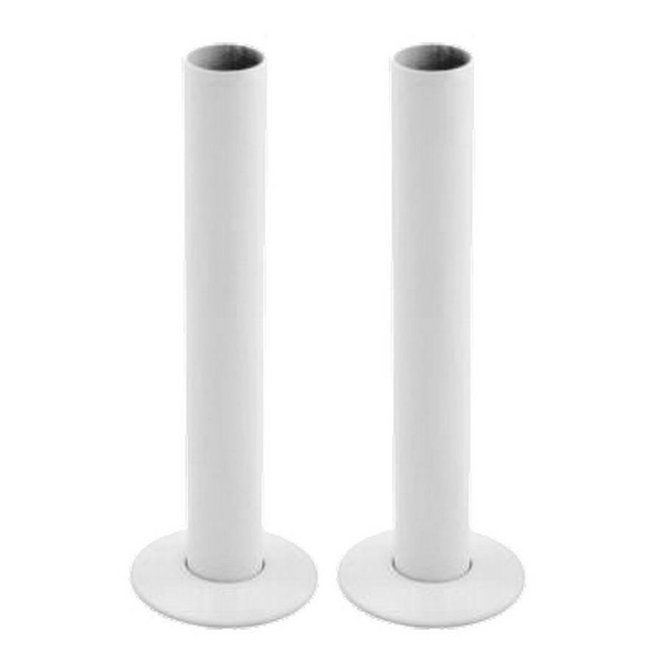 Kartell 15mm Pipe and Rosettes White (Pair)