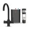 Kartell Brewmaster Matt Black 3-1 swan tap with standard tank