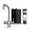 Kartell Brewmaster Brushed Nickel 4-1 square tap with digital tank