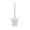 Kartell K-Vit Premium Toilet Brush Set Brushed Nickel