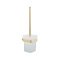 Kartell K-Vit Premium Toilet Brush Set Brushed Brass