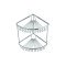 Kartell Wire Work Double Corner Basket