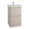 Kartell Arc 500x460mm Floor Standing 2 Drawer Unit Matt Cashmere