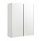 Kartell Arc 500mm Mirror Cabinet White