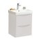 Kartell Arc 500x460mm Wall Mounted 2 Drawer Unit Matt Cashmere