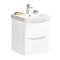 Kartell Arc 500x460mm Wall Mounted 2 Drawer Unit White