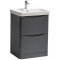 Kartell Arc 600x460mm Floor Standing Unit Matt Graphite