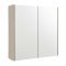 Kartell Arc 600mm Mirror Cabinet Matt Cashmere
